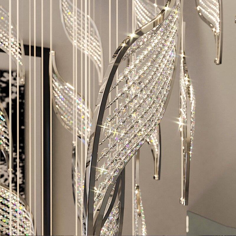 Angel Wings - Crystal Chandelier - Creating Coziness