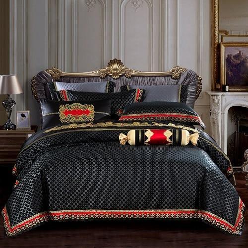 Bartedo Silk Satin Luxury Royal Duvet Cover Set - Creating Coziness