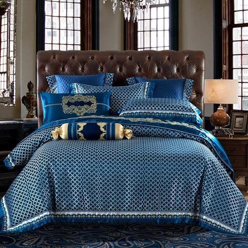 Bartedo Silk Satin Luxury Royal Duvet Cover Set - Creating Coziness