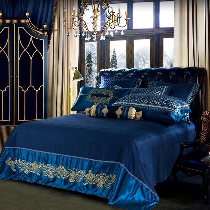 Bartedo Silk Satin Luxury Royal Duvet Cover Set - Creating Coziness