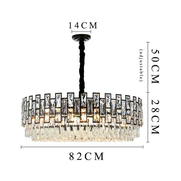 Camilla Round Crystal Chandelier - Creating Coziness