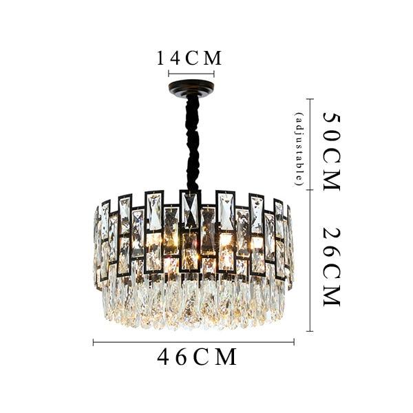 Camilla Round Crystal Chandelier - Creating Coziness