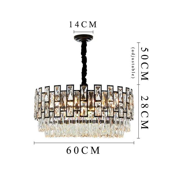 Camilla Round Crystal Chandelier - Creating Coziness