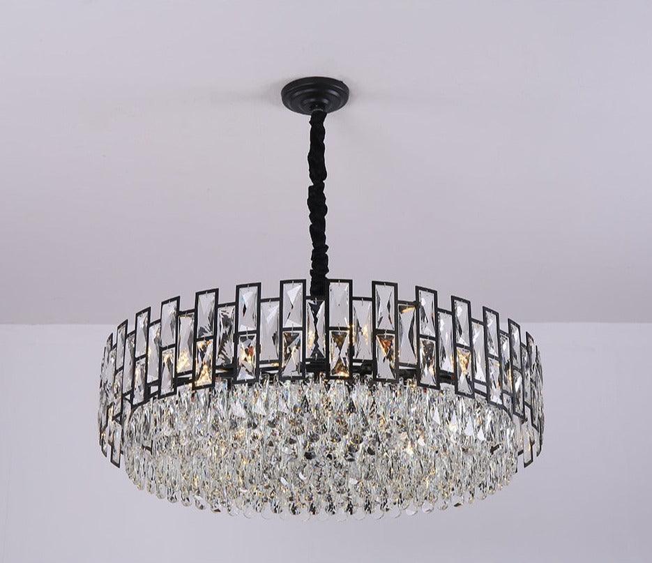 Camilla Round Crystal Chandelier - Creating Coziness