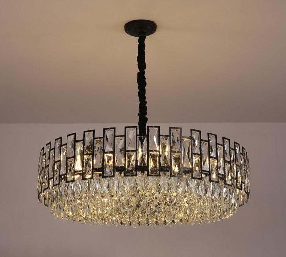 Camilla Round Crystal Chandelier - Creating Coziness