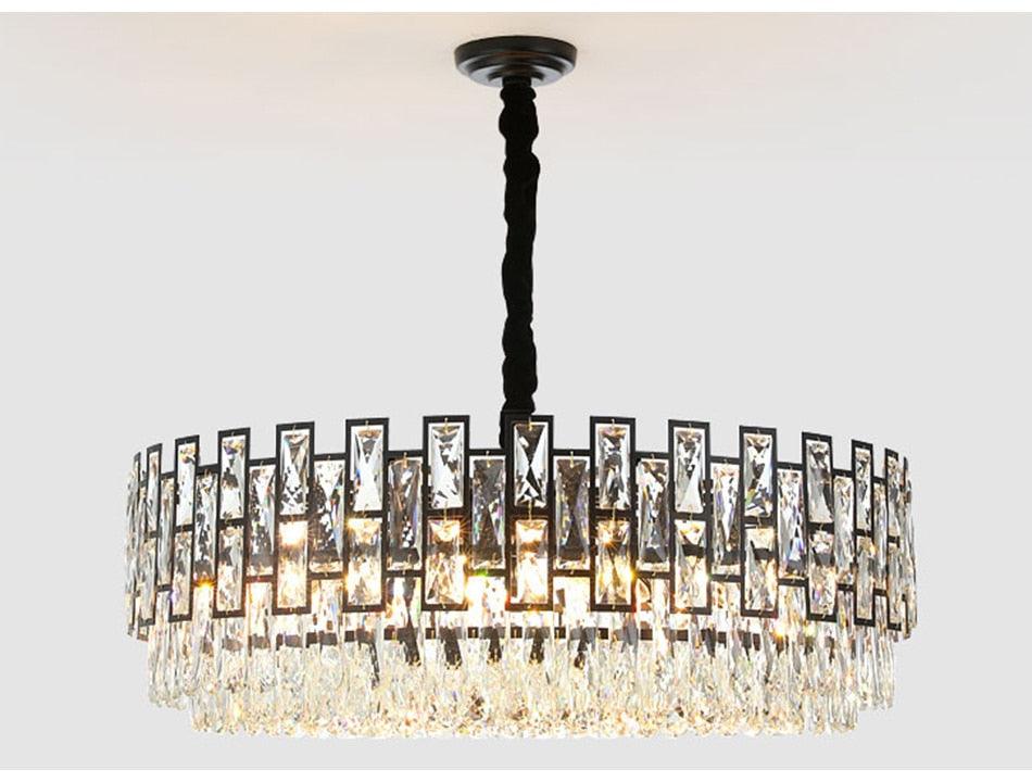 Camilla Round Crystal Chandelier - Creating Coziness