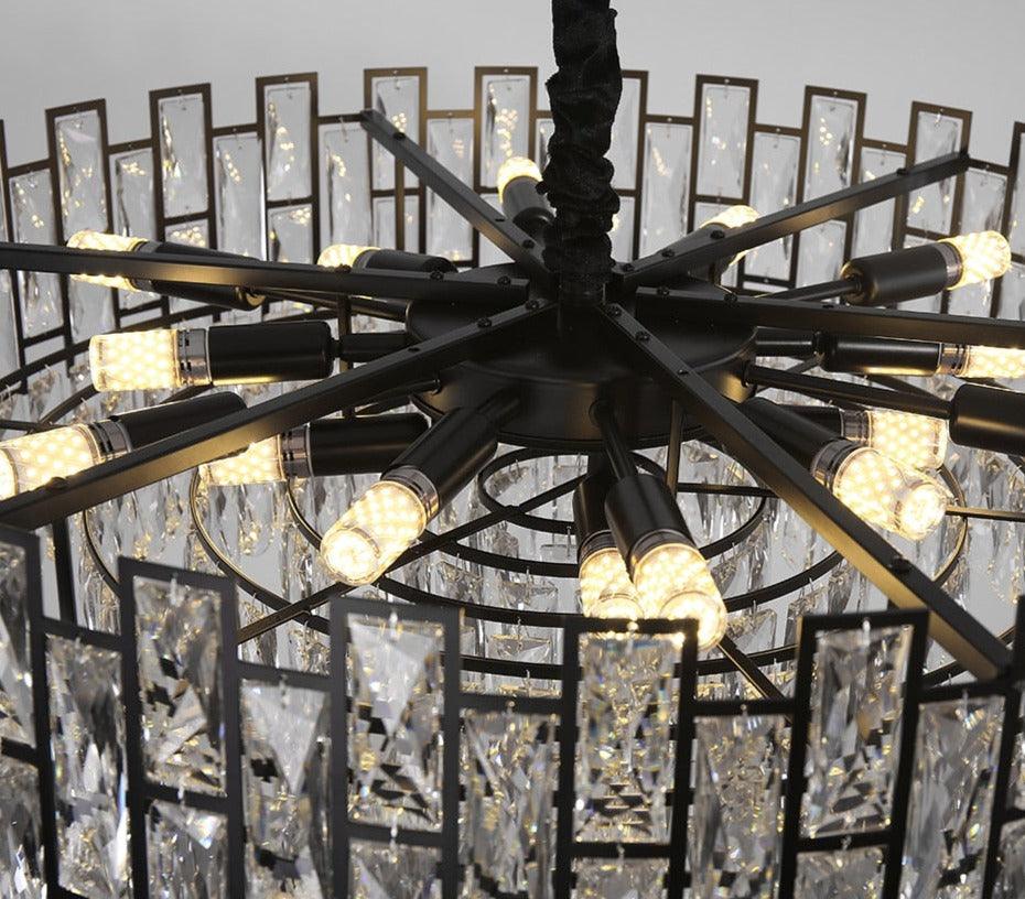 Camilla Round Crystal Chandelier - Creating Coziness