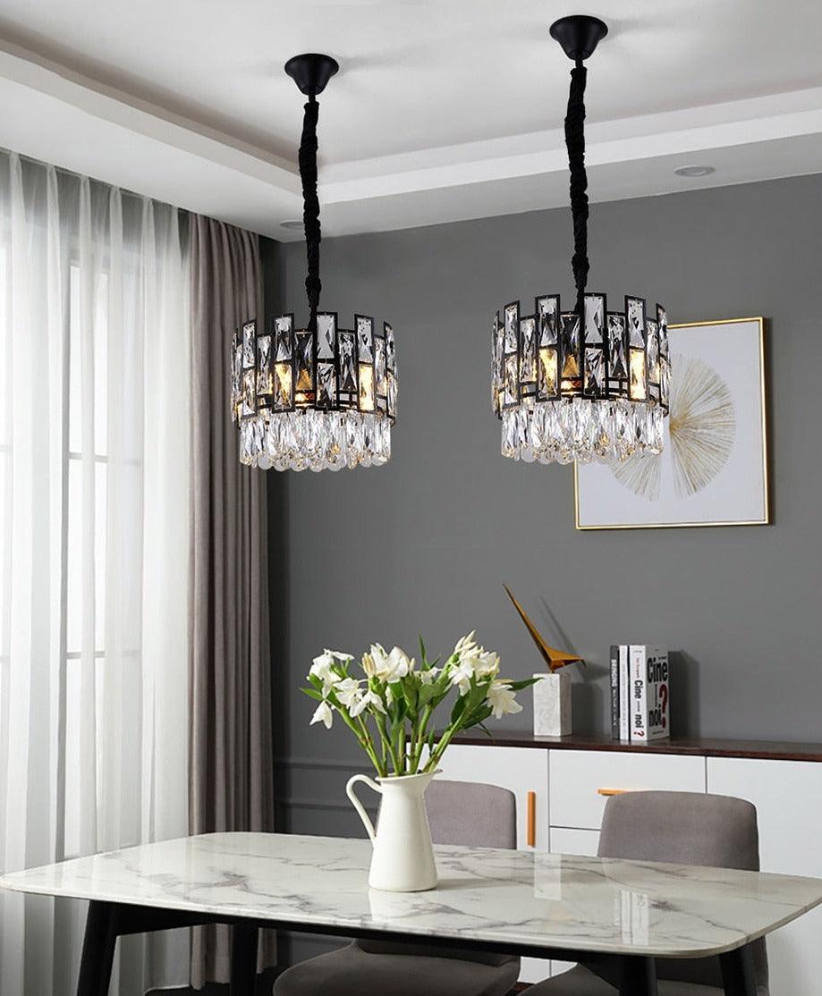 Camilla Round Crystal Chandelier - Creating Coziness