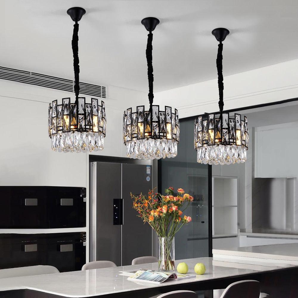 Camilla Round Crystal Chandelier - Creating Coziness