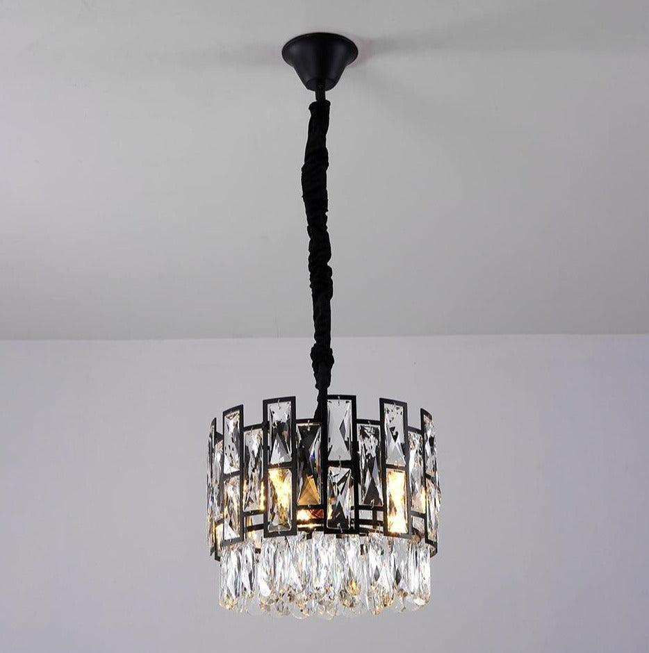 Chandelier Black Crystal - Creating Coziness