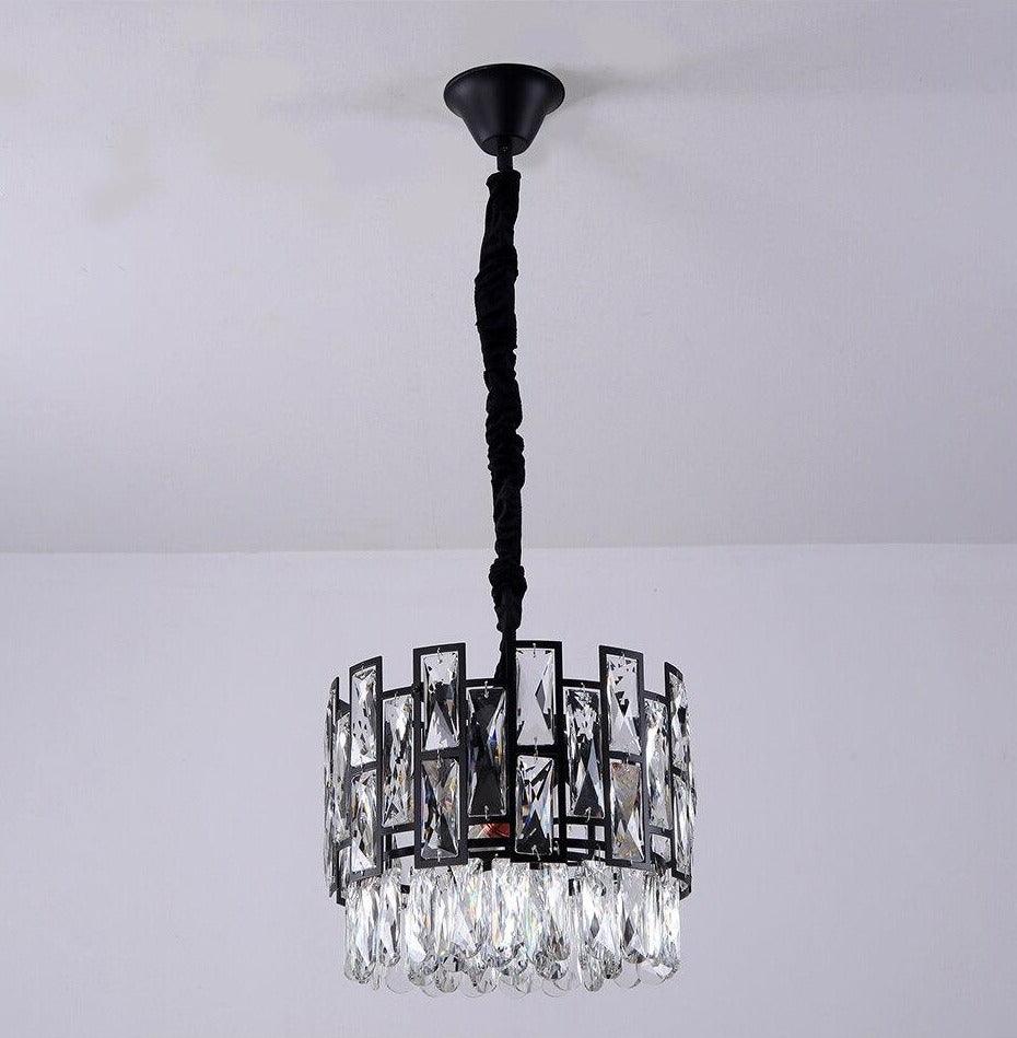 Chandelier Black Crystal - Creating Coziness