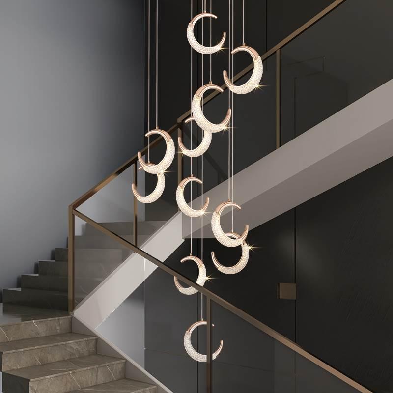 Crescent Moon Chandelier - Creating Coziness