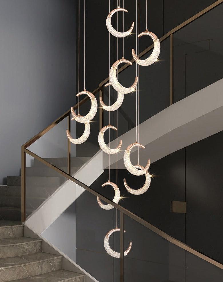 Crescent Moon Chandelier - Creating Coziness