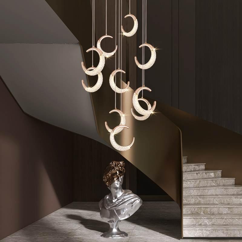 Crescent Moon Chandelier - Creating Coziness