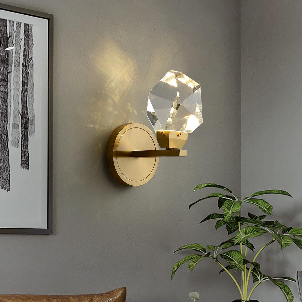 Crystal Brilliant Cut Wall Lamp - Creating Coziness