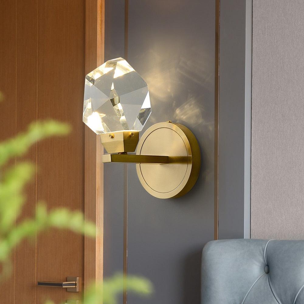 Crystal Brilliant Cut Wall Lamp - Creating Coziness