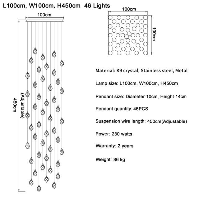 Crystal Chandelier Brilliant Cut 30-46 lights - Creating Coziness