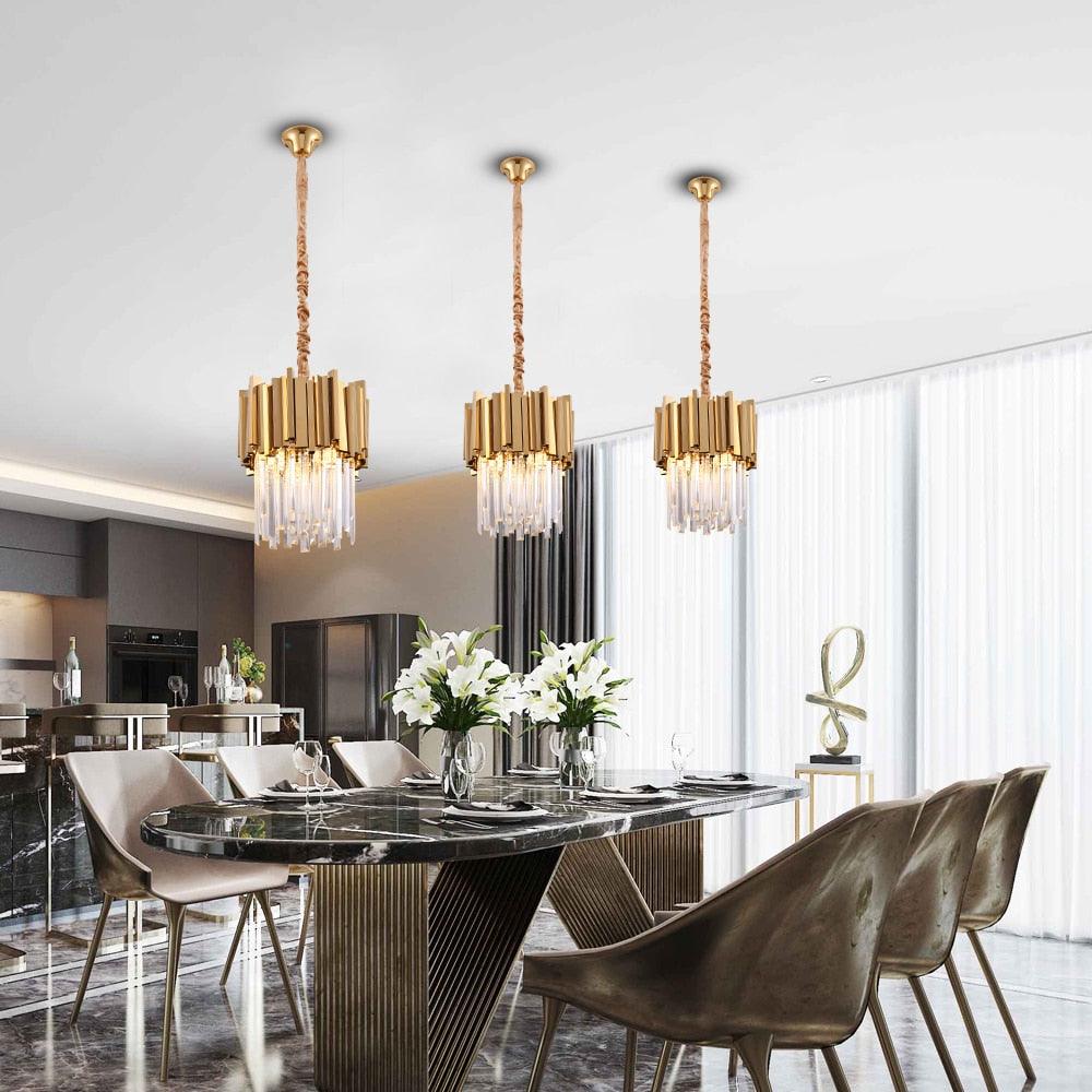 Crystal chandelier - Creating Coziness