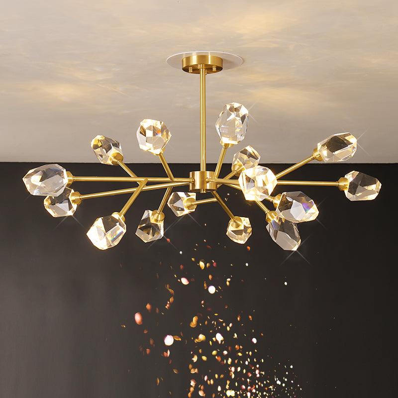 Diamond Branch Chandelier - Creating Coziness