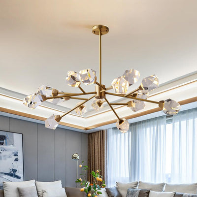 Diamond Branch Chandelier - Creating Coziness