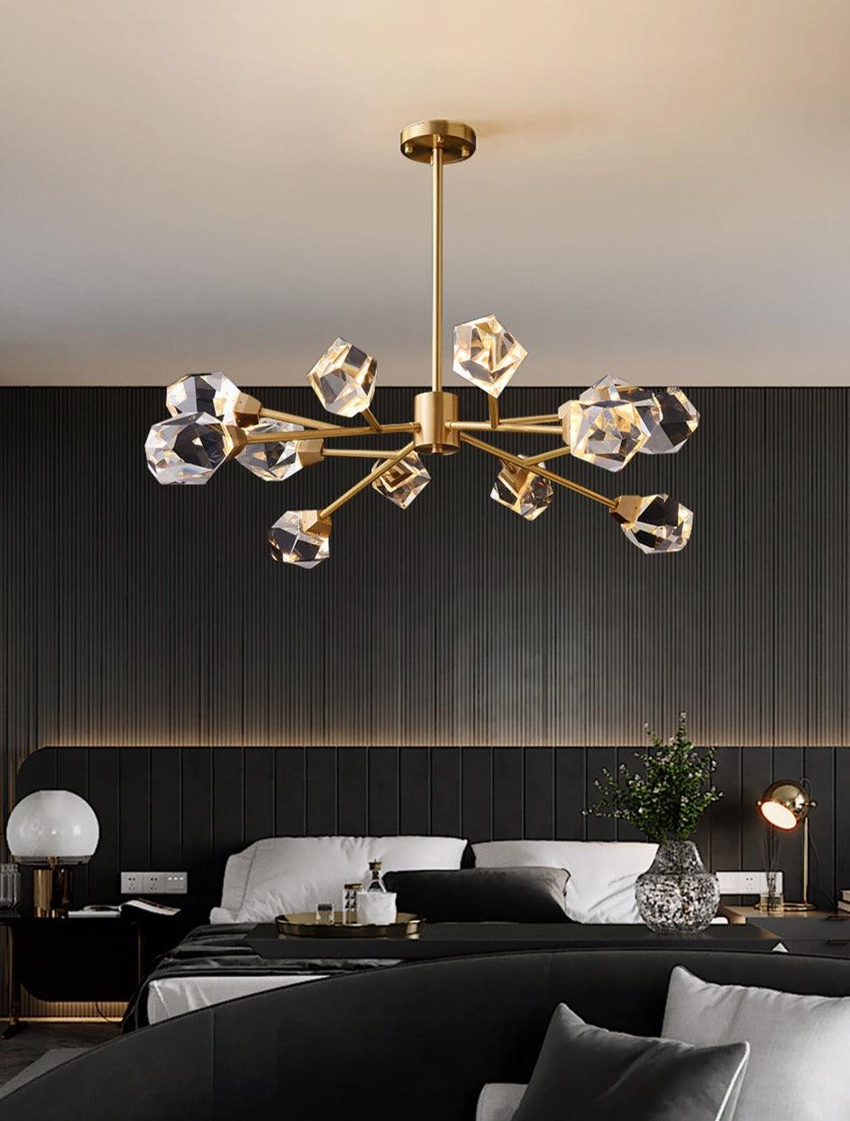 Diamond Branch Chandelier - Creating Coziness