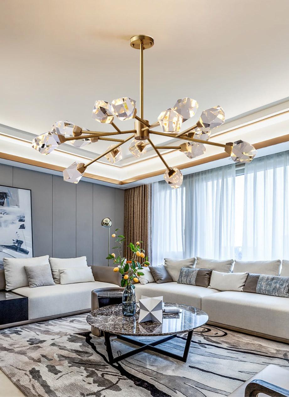 Diamond Branch Chandelier - Creating Coziness