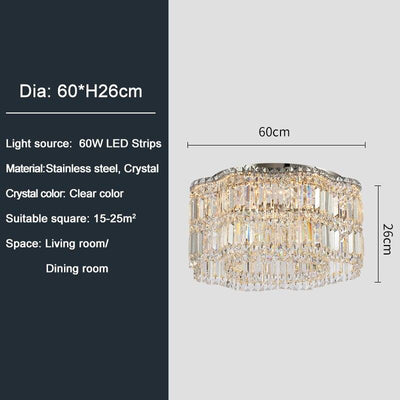 Efsun Wave Crystal Chandelier - Creating Coziness