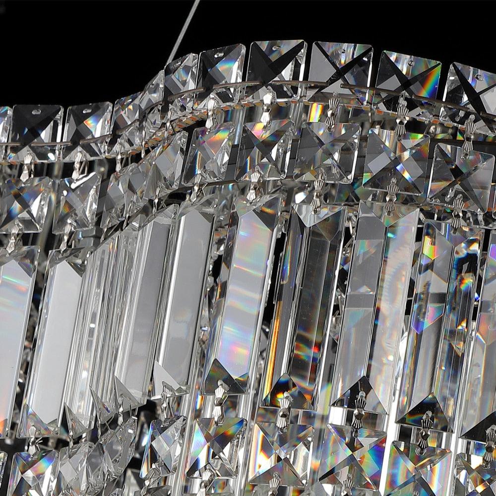 Efsun Wave Crystal Chandelier - Creating Coziness