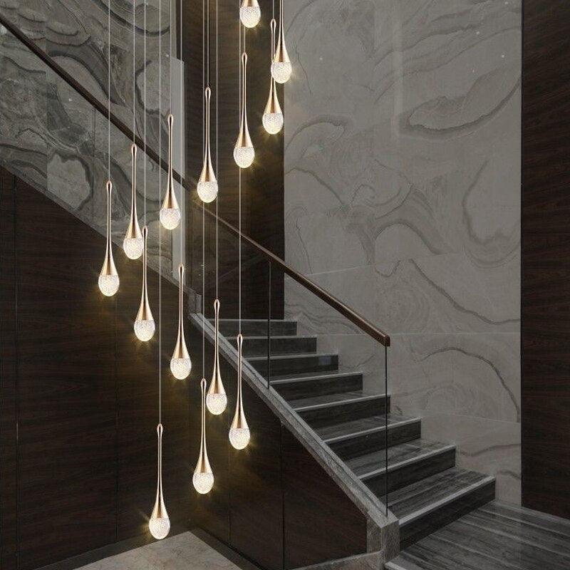 Golden Spiral Chandelier - Creating Coziness