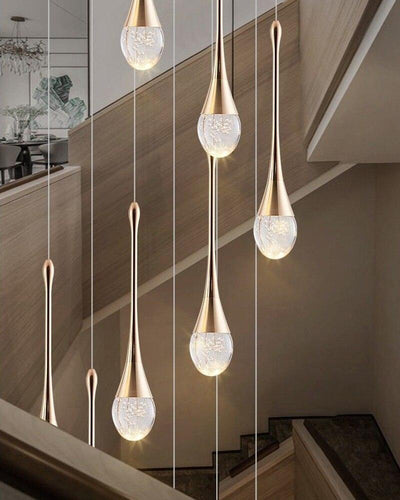 Golden Spiral Chandelier - Creating Coziness