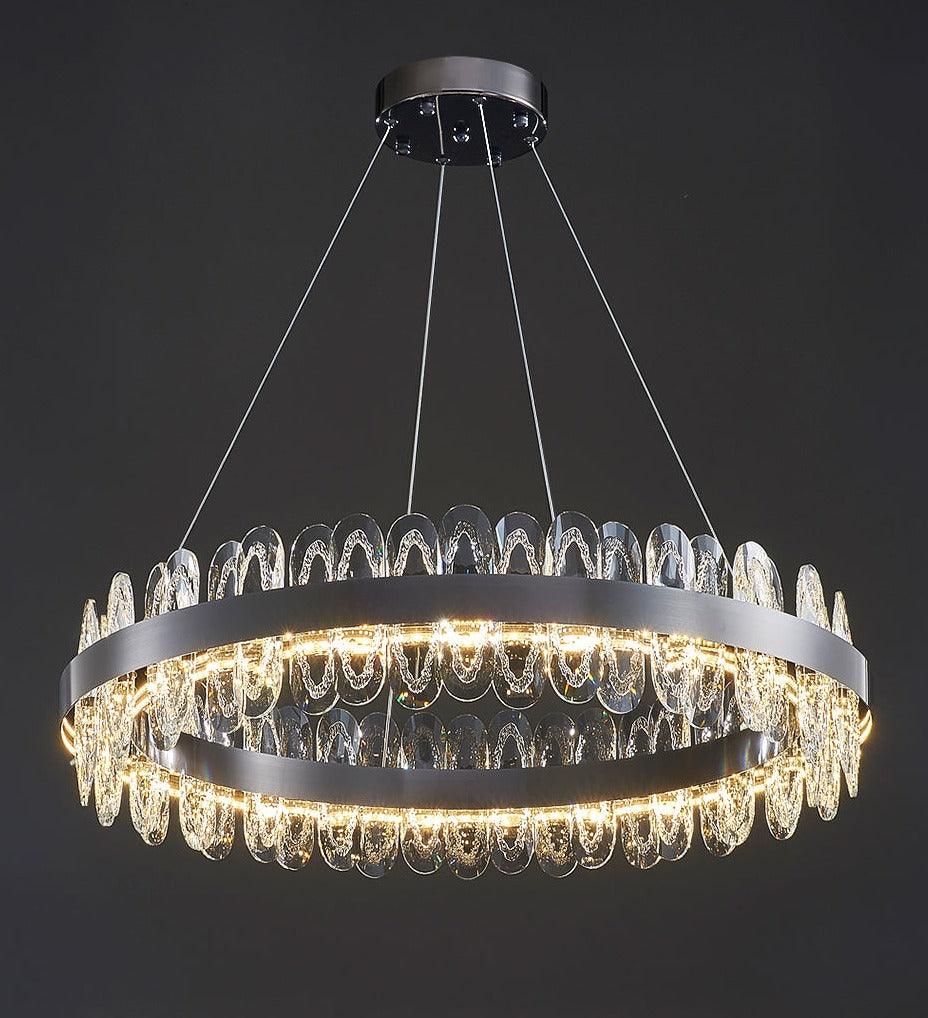 Gralux Black Led Chandelier - Creating Coziness