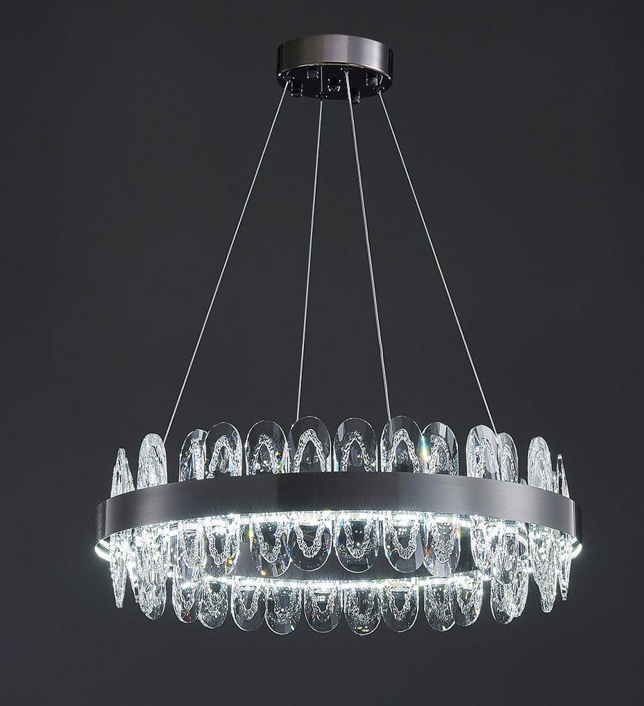 Gralux Black Led Chandelier - Creating Coziness