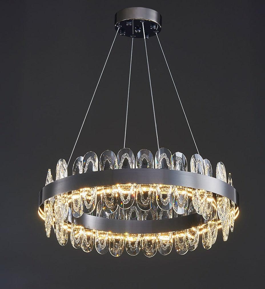 Gralux Black Led Chandelier - Creating Coziness