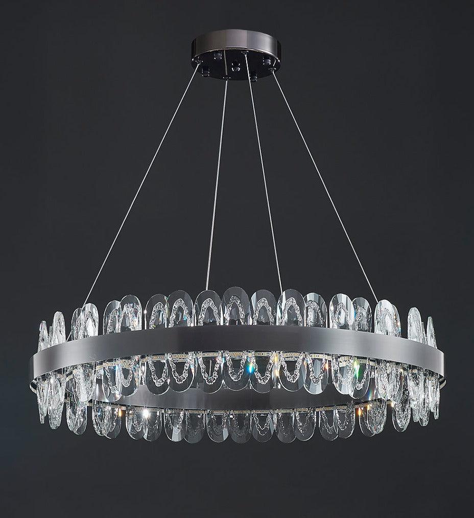 Gralux Black Led Chandelier - Creating Coziness