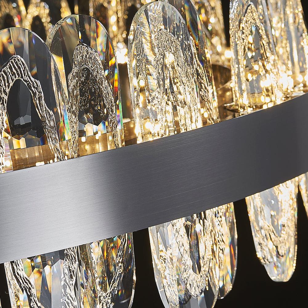 Gralux Black Led Chandelier - Creating Coziness