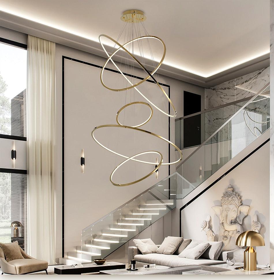 Kornelia Ring Chandelier - Creating Coziness