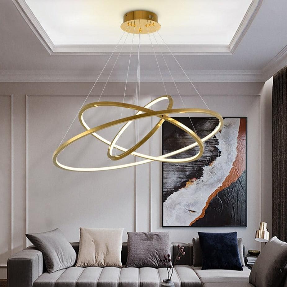 Kornelia Ring Chandelier - Creating Coziness