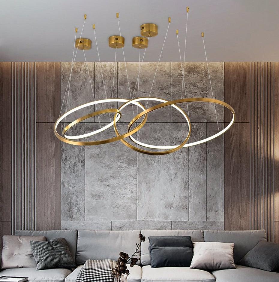 Kornelia Ring Chandelier - Creating Coziness