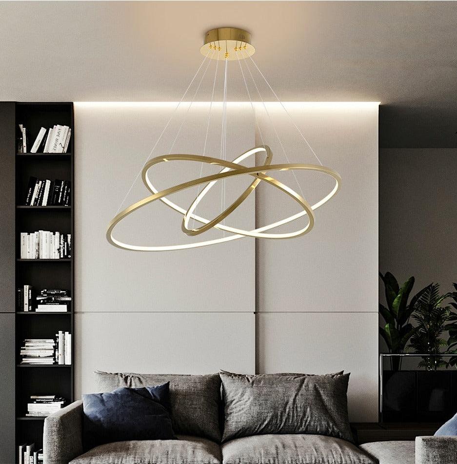 Kornelia Ring Chandelier - Creating Coziness