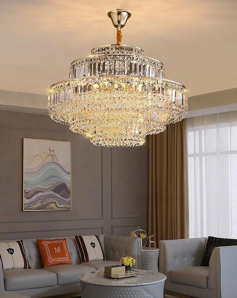 Luis Led Crystal Chandelier - Creating Coziness