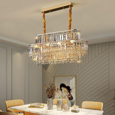 Luis Led Crystal Chandelier - Creating Coziness