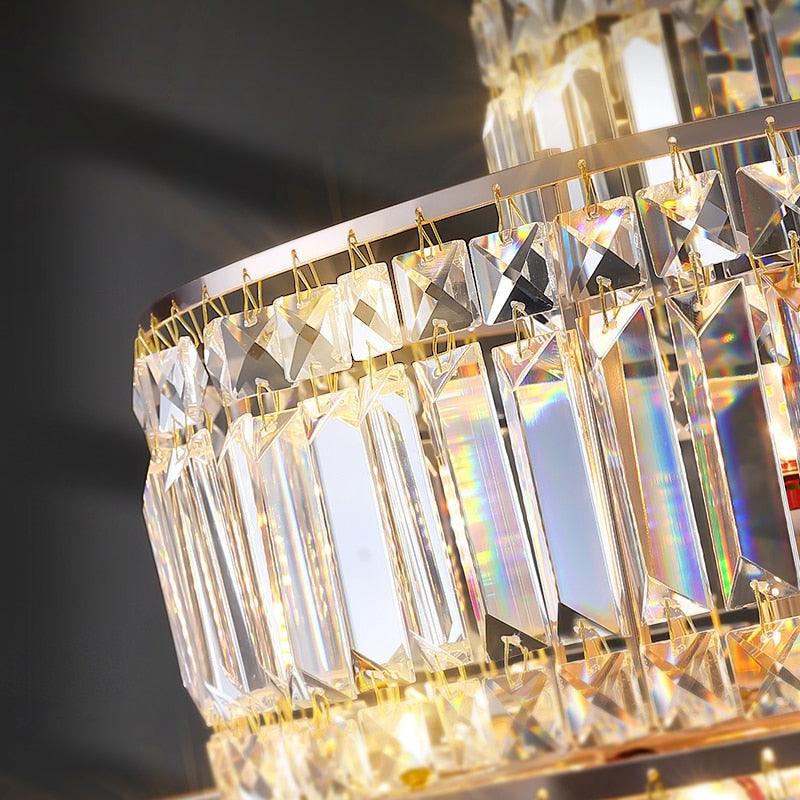 Luis Led Crystal Chandelier - Creating Coziness