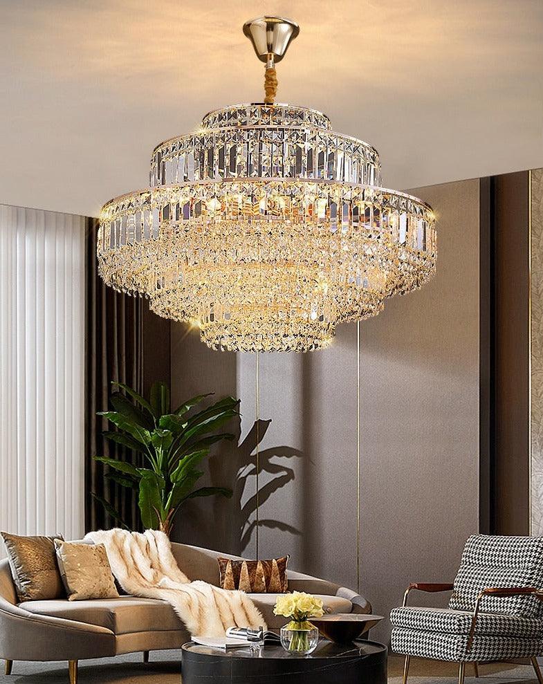 Luis Led Crystal Chandelier - Creating Coziness