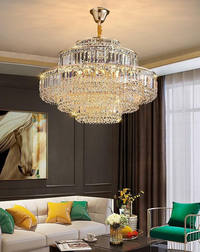 Luis Led Crystal Chandelier - Creating Coziness