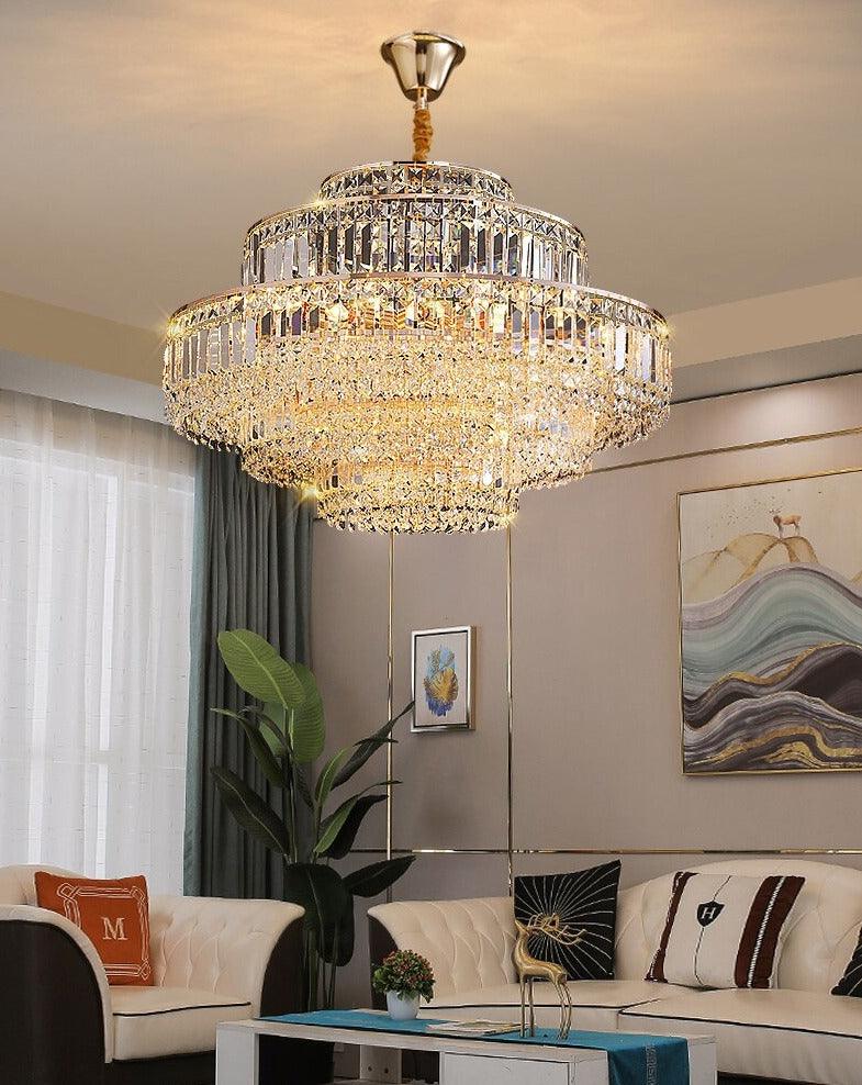 Luis Led Crystal Chandelier - Creating Coziness