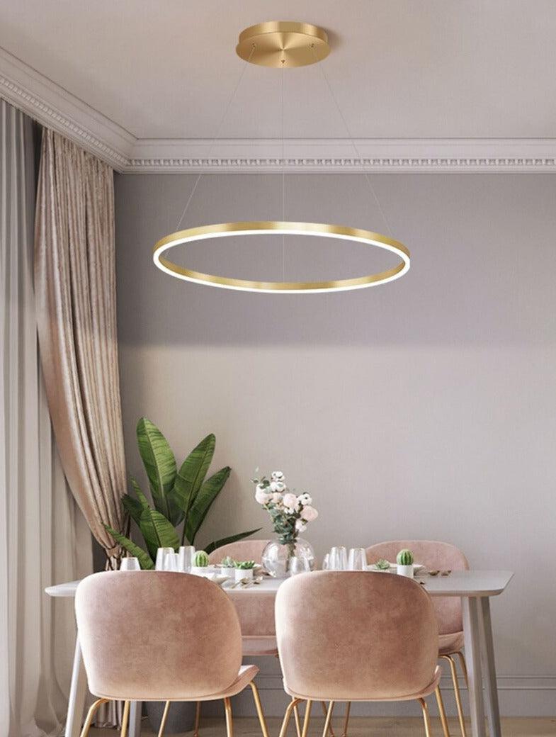 Mahsun - Chandelier with LED rings - Creating Coziness