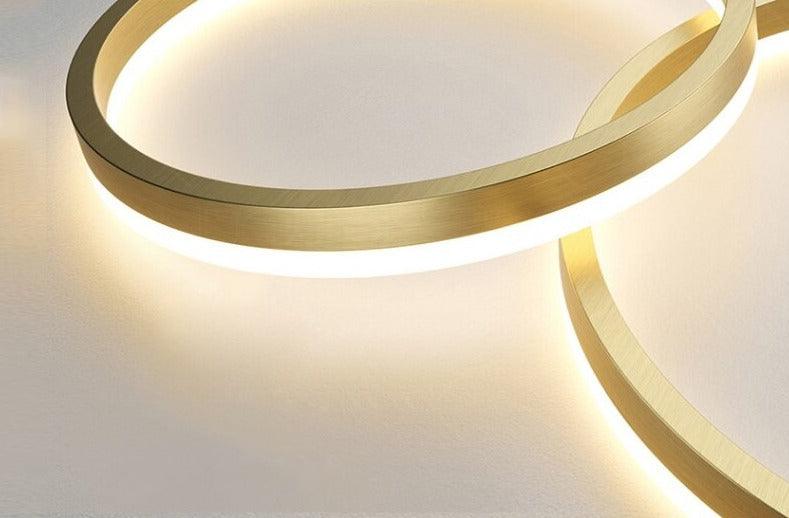 Mahsun - Chandelier with LED rings - Creating Coziness