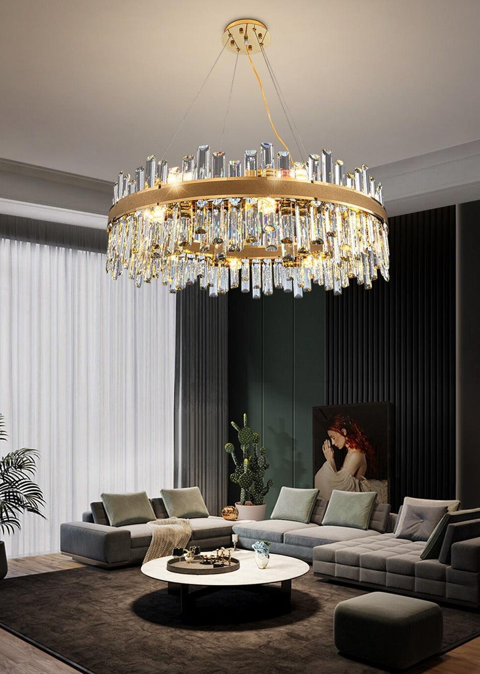 Metin Crystal Chandelier - Creating Coziness