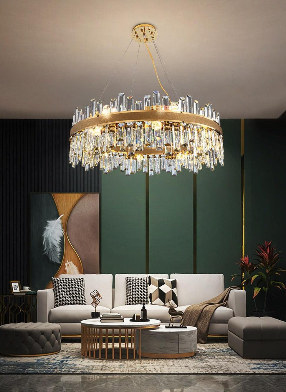 Metin Crystal Chandelier - Creating Coziness