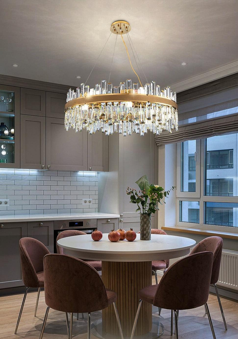 Metin Crystal Chandelier - Creating Coziness